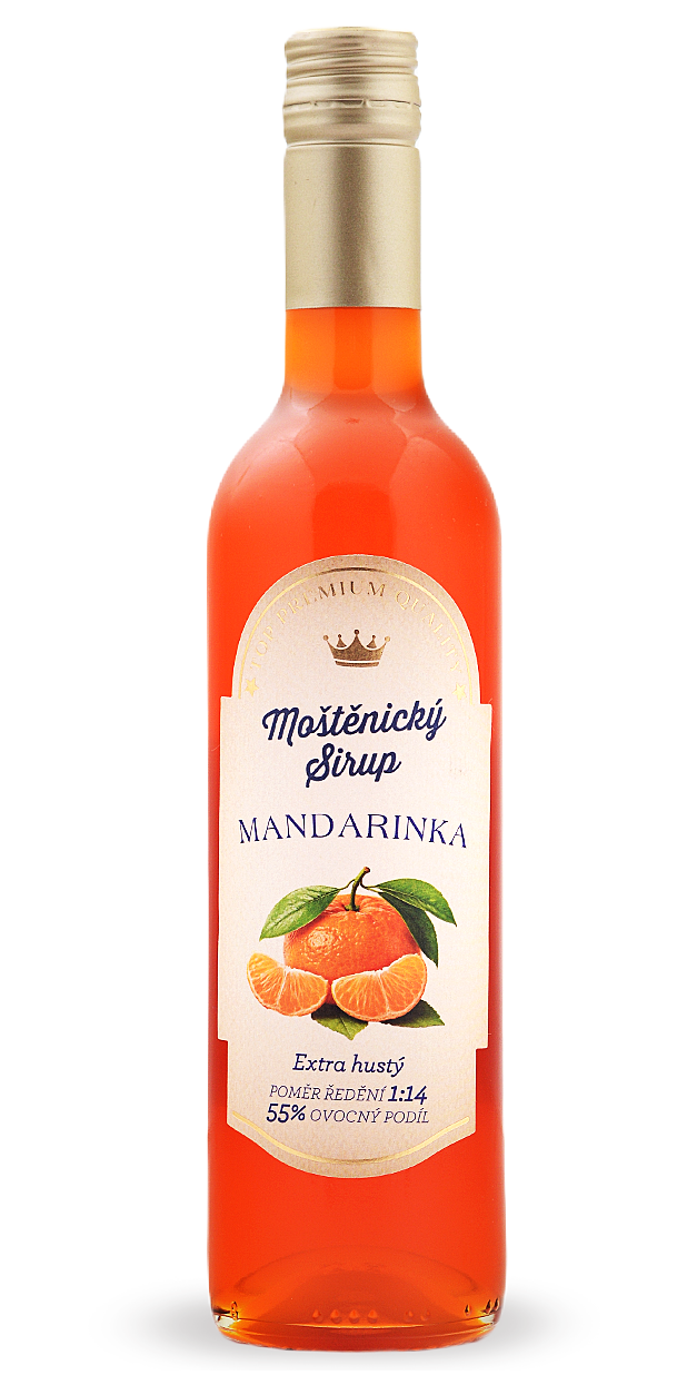 Sirup Mandarinka · sklo 0,5 l